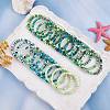 Handmade Polymer Clay Heishi Surfer Stretch Bracelets Set BJEW-SW00099-04-4