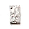 Non-Tarnish 304 Stainless Steel Pendant Rhinestone Settings STAS-F282-16P-1