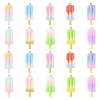 10Pcs 10 Styles Gradient Color Opaque Resin Pendants RESI-YW0005-22-1