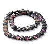 Electroplate Transparent Glass Beads Strands EGLA-R114-02A-HP03-2