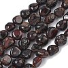 Natural Garnet Beads Strands G-G349-A01-8x10mm-2