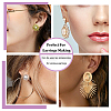 925 Sterling Silver Round Flat Pad Stud Earring Findings STER-GO0001-47-6