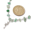 Natural Green Aventurine Chip Beads Necklaces for Women NJEW-JN04804-3