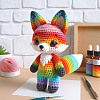 32 Sets 8 Colors Glitter Plastic Craft Doll Eyes KY-HY0001-13B-6