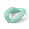 Spray Painted Acrylic Linking Ring OACR-WH0006-16E-2