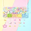 DIY Acrylic & Polymer Clay Beads Jewelry Making Findings Kits DIY-FS0006-86-9