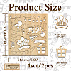 Wood Shaving Boards DIY-WH0548-008-2