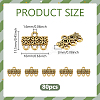 80Pcs Tibetan Style Zinc Alloy Chandelier Components Links FIND-PH0023-04AG-2