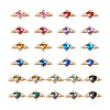 26Pcs 13 Colors Zinc Alloy Rhinestone Pendants FIND-SW0001-25-3