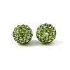 Handcraft DIY Polymer Clay Grade A Rhinestone Pave Disco Ball Beads X-RB-H258-10MM-214-2