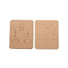 Paper Earring Display Cards CDIS-WH0021-027C-1