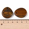 Natural Tiger Eye Pendants G-M440-03C-3