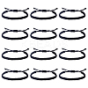 12Pcs Nylon Braided Cord Bracelets Set BJEW-AN0001-58-1