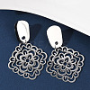 304 Stainless Steel Stud Earrings EJEW-Z089-32P-3