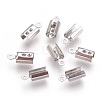 Tarnish Resistant 304 Stainless Steel Folding Crimp Ends STAS-P207-03P-C-1