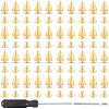 100 Bags Alloy Spiked Cone Rivets for Bag Decoration FIND-CL0002-06G-7