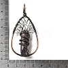 Natural Amethyst Double Terminal Pointed Faceted Bullet Big Pendants G-Q015-01F-3