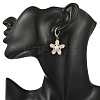 Brass Seed Glass Beads Leverback Earrings EJEW-MZ00759-4