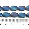 Electroplate Glass Beads Strands EGLA-C009-01B-FR01-4