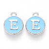Platinum Plated Alloy Enamel Charms LS-ENAM-S118-04E-P-1