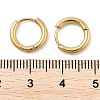 Ion Plating(IP) 304 Stainless Steel Hoop Earrings EJEW-P177-G-06-4