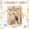 1 Set Wooden 2-Ring Loose Leaf Binder Postcard Phote Album Cover DIY-SD0001-02A-2