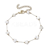 316 Stainless Steel Paperclip Chains Anklets AJEW-AN00620-1