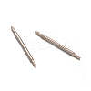 Tarnish Resistant Stainless Steel Double Flanged Spring Bar Watch Strap Pins LS-STAS-M231-06-1