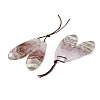 Natural Amethyst Lace Agate Pendants G-A244-09A-2