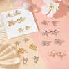 10 Pairs 10 Styles Alloy Stud Earrings EJEW-UN0002-48-2