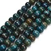 Natural Chrysocolla Beads Strands G-G475-A03-6mm-2