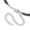 Bowknot 304 Stainless Steel Necklaces NJEW-JN04670-02-6