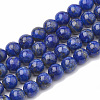 Natural Lapis Lazuli Beads Strands G-S333-6mm-013-1