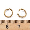 Ion Plating(IP) 304 Stainless Steel Open Jump Rings X-STAS-M081-01G-03-3