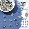 120Pcs Tibetan Style Alloy Beads FIND-YW0008-80-5