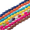 Dyed Synthetic Turquoise Beads Strands G-M152-M-A-1