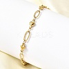304 Stainless Steel Link Bracelets BJEW-A044-03C-G-3