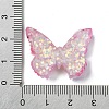 Spray Painted Resin Decoden Cabochons LS-RESI-C045-07E-3