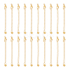 20Pcs 304 Stainless Steel Chain Extender STAS-UN0060-87G-1
