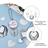 3 Style Alloy Heat Transfer Sublimation Hanging Blank Pendant Decorations HJEW-FH0001-56-6