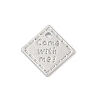 Rack Plating Alloy Pendants PALLOY-S038-04B-P-1