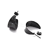 Ion Plating(IP) 304 Stainless Steel Chunky C-shape Stud Earrings EJEW-P198-08EB-2