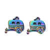 Rainbow Color Alloy Pendants LS-PALLOY-S180-114-NR-2