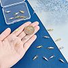 20Pcs 2 Colors Brass Charms KK-HY0001-25-3