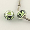 Large Hole Flower Pattern Resin European Beads OPDL-R120-04A-1