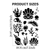 1Pc PET Hollow Out Drawing Painting Stencils DIY-MA0004-35B-2