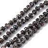 Transparent Electroplate Glass Beads Strands EGLA-F153-HP02-1