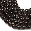 Natural Smoky Quartz Round Beads Strands G-E329-10mm-38D-5