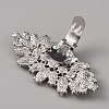 Alloy Crystal Rhinestone Shoe Decoration AJEW-WH0248-224A-P-3