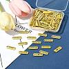 120Pcs Tibetan Style Alloy Rectangle Pendants FIND-FS0003-62-9